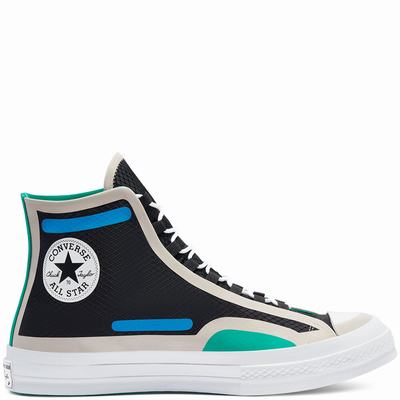 Férfi Converse Digital Terrain Chuck 70 Magasszárú Cipő CO6852013 Fekete/Türkiz